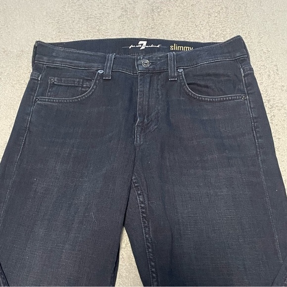 7 for all mankind slimmy jeans size 29 dark wash very good condition - Picture 9 of 11